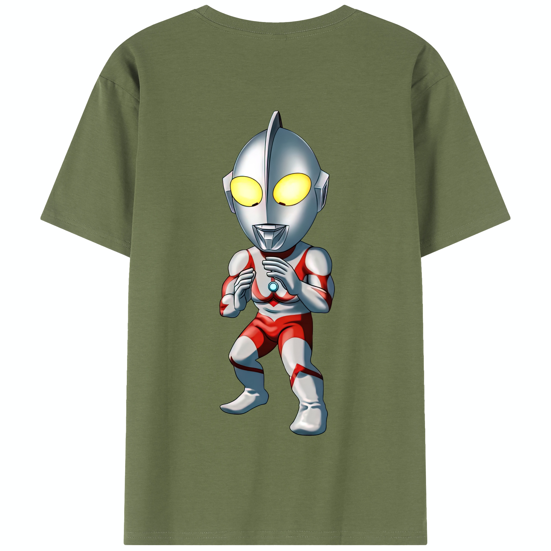 （画像用） ウルトラマン Ultraman 綿100％半袖Tシャツ（背面プリント）